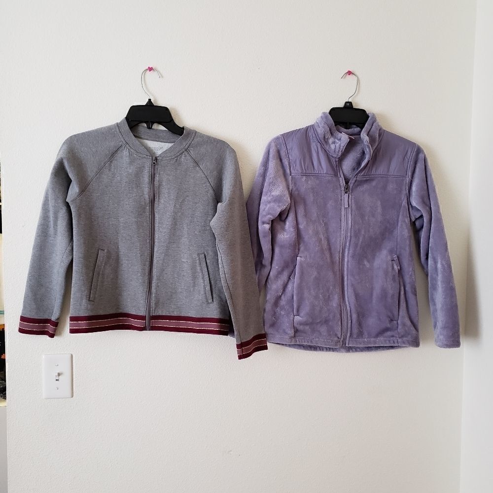 2 Front zippered Girls jacket